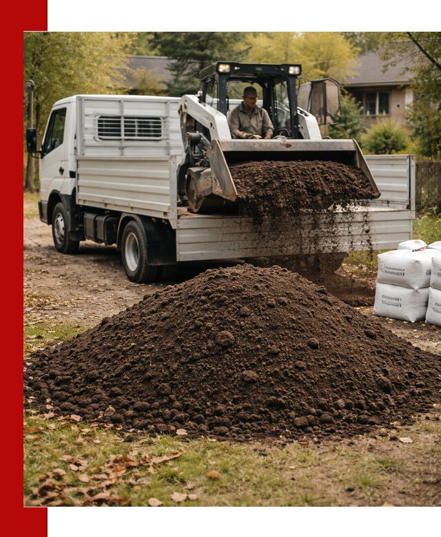 Доставка садовой земли в больших объёмах в Красном Сулине