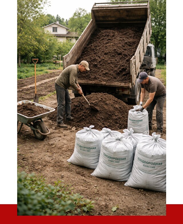 Плодородная смесь в Красном Сулине от 4287 р./куб с доставкой | ПРОНЕРУДКрл