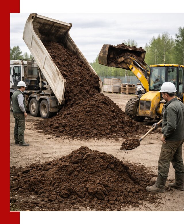 Доставка торфа оптом и в мешках в Красном Сулине