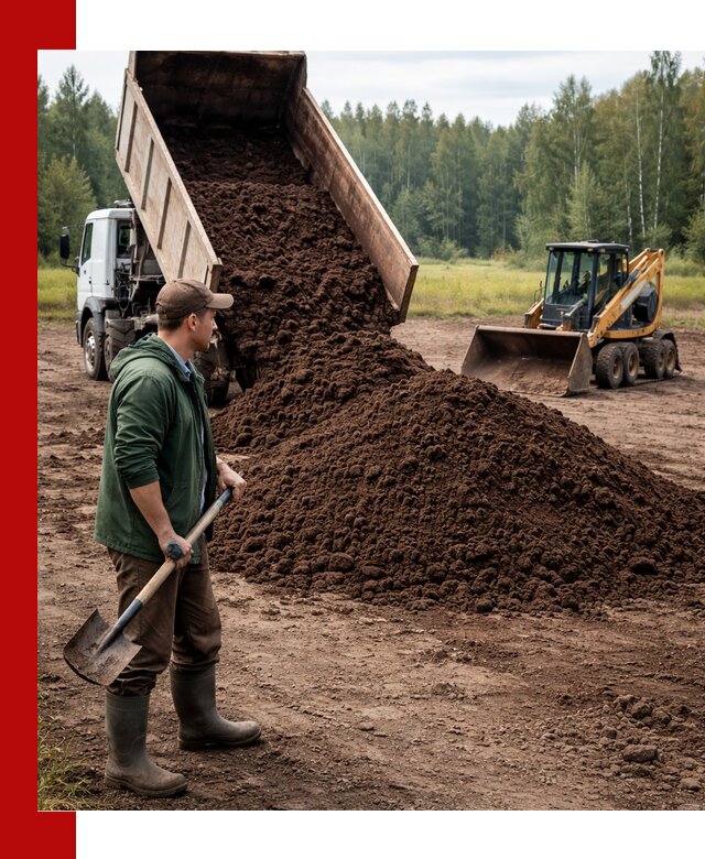 Купить верховой торф с доставкой в Красном Сулине для садоводства и растений