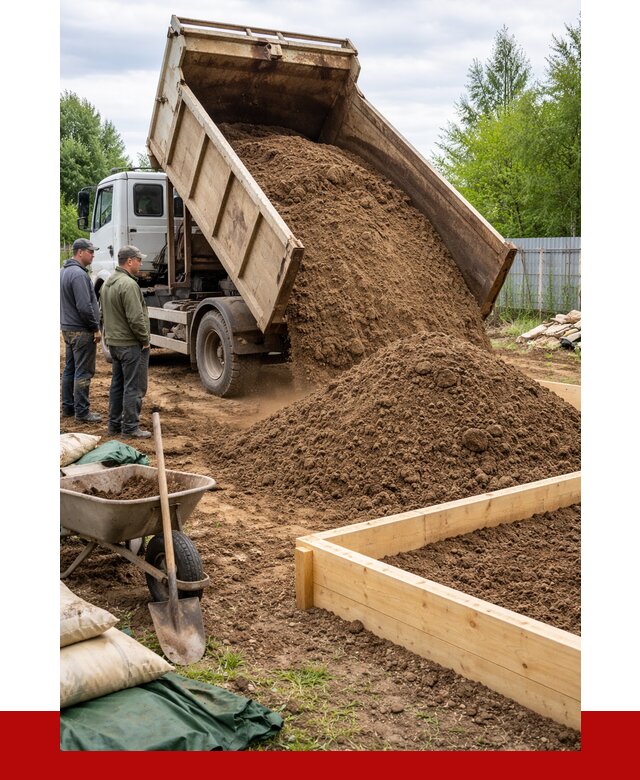 Торфо песчаная смесь в Красном Сулине с доставкой от 1888 р. | ПРОНЕРУДКрл