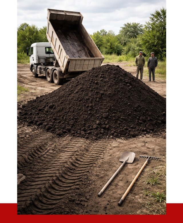 Купить чернозем навалом в Красном Сулине от 1225 р. за куб | ПРОНЕРУДКрл