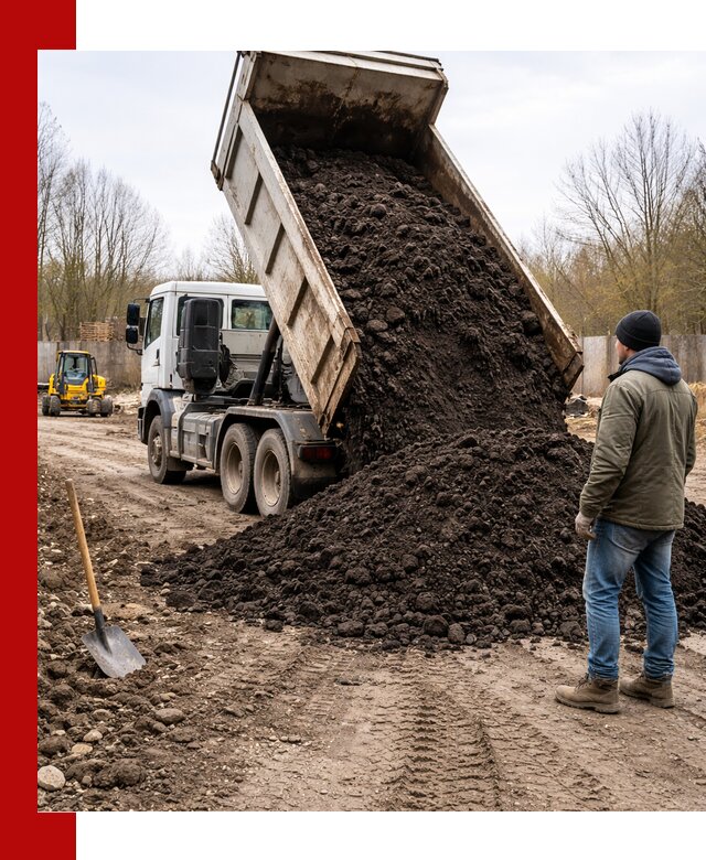 Доставка чернозема навалом в Красном Сулине быстро и выгодно