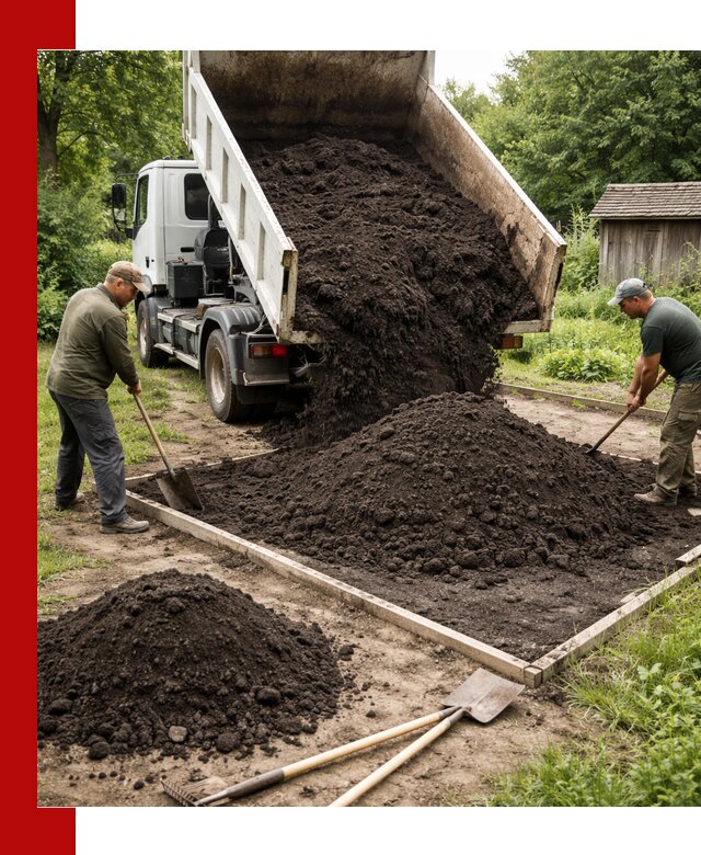 Купить чистый чернозем для огорода с доставкой в Красном Сулине