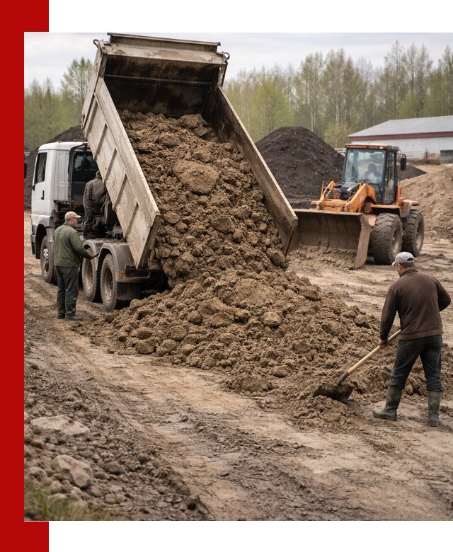 Доставка глин и суглинков в Красном Сулине оптом и вкрай