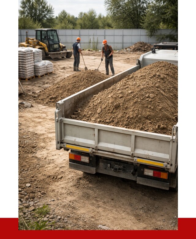 Супесь с доставкой в Красном Сулине от 2500 р. за куб | ПРОНЕРУДКрл