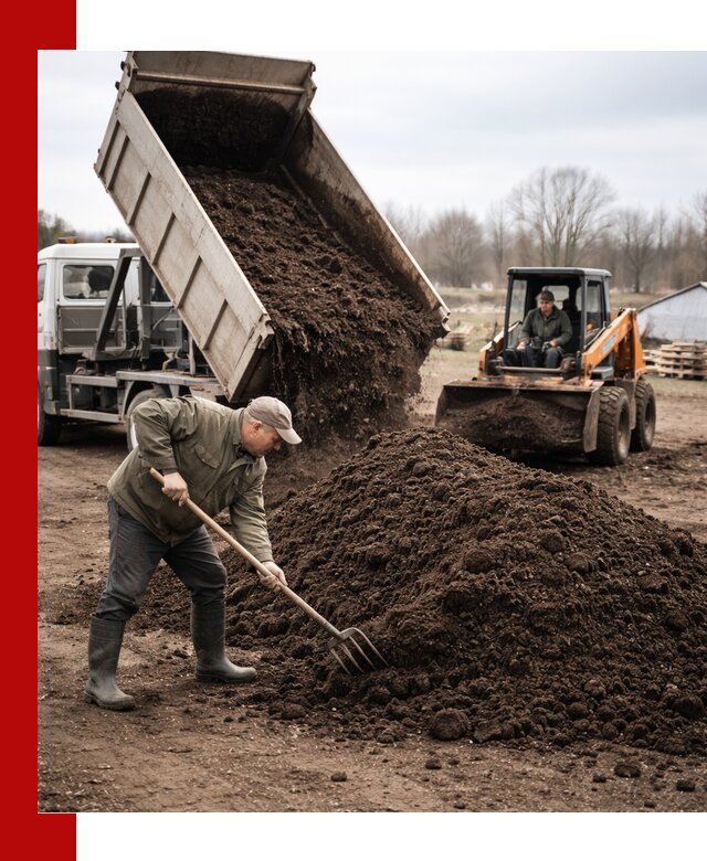 Доставка и продажа перегноя в Красном Сулине быстро и дешево