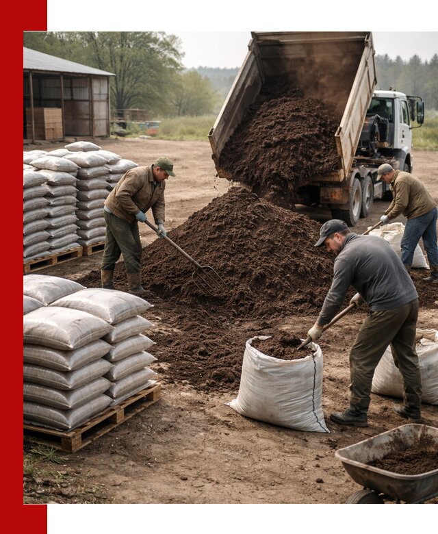 Доставка компоста оптом и в розницу в Красном Сулине