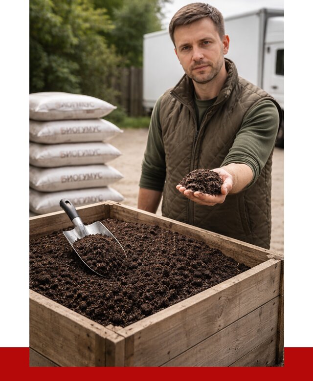 Купить биогумус в Красном Сулине с доставкой от 8675 р. за куб | ПРОНЕРУДКрл