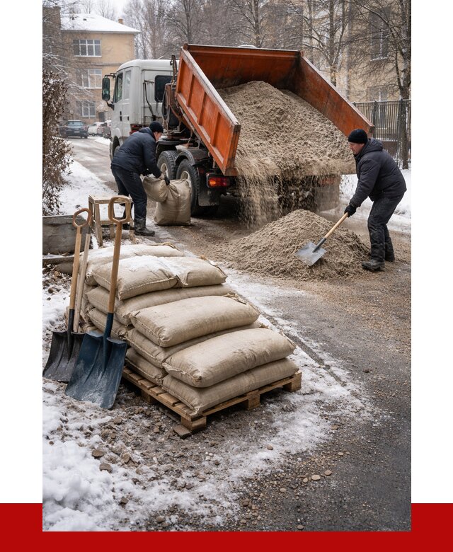 Противогололедные материалы оптом в Красном Сулине от 4287 р. | ПРОНЕРУДКрл