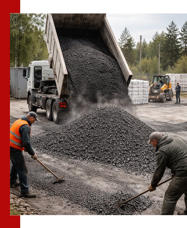 Доставка и продажа асфальтного гранулята в Красном Сулине
