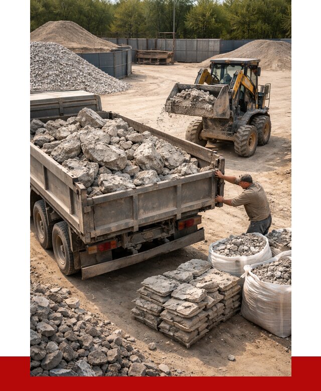 Купить бой бетона с доставкой в Красном Сулине от 4899 р. | ПРОНЕРУДКрл