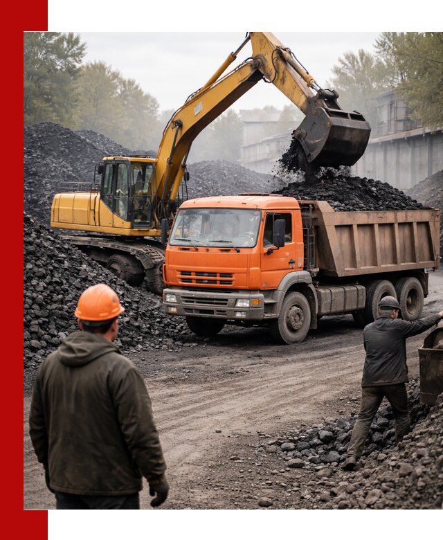 Доставка угля автотранспортом в Красном Сулине быстро и выгодно