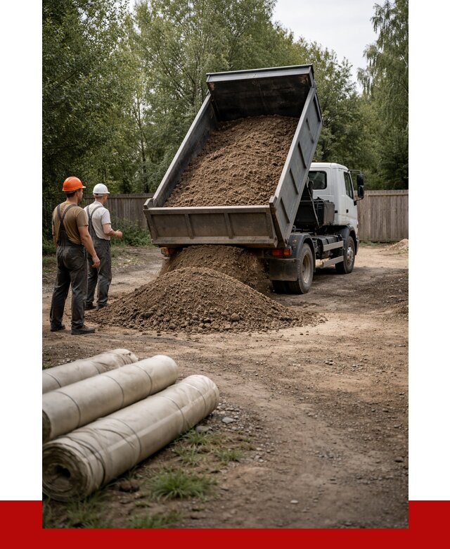 Доставка сыпучих материалов самосвалом в Красного Сулин от 4287 р. | ПРОНЕРУДКрл