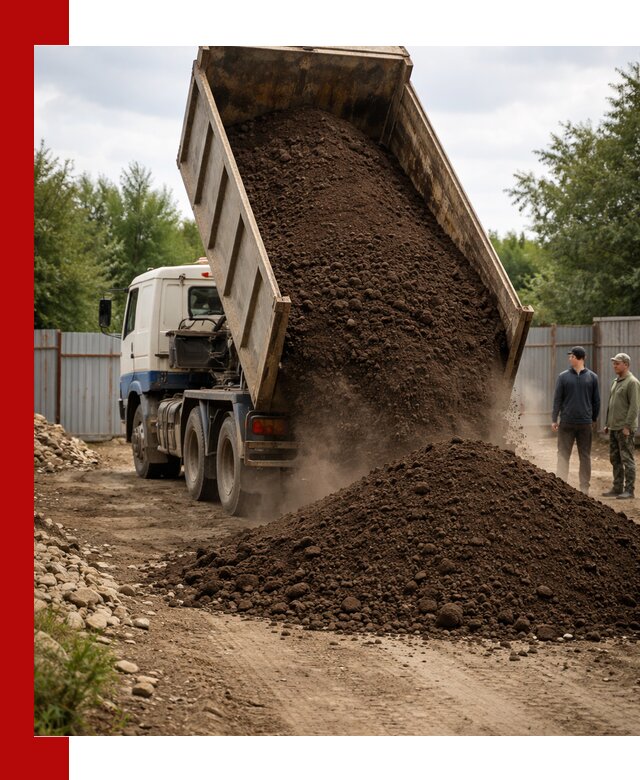 Доставка самосвалом 10 кубов в Красном Сулине быстро и надёжно