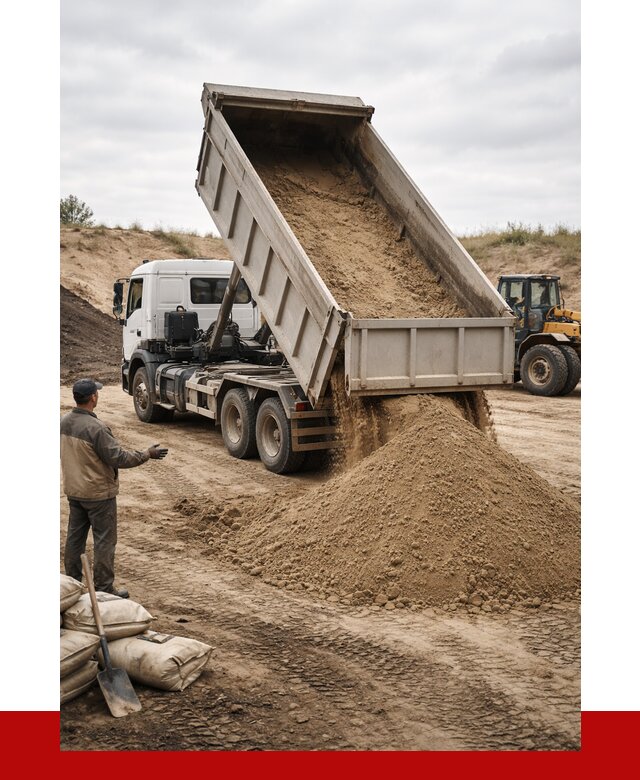 Доставка самосвалом 20 кубов в Красном Сулине от 7655 р. | ПРОНЕРУДКрл