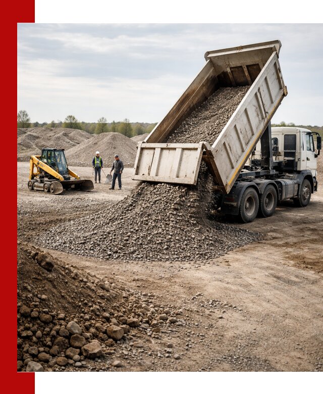 Доставка самосвалом 25 м³ в Красном Сулине быстро и надежно