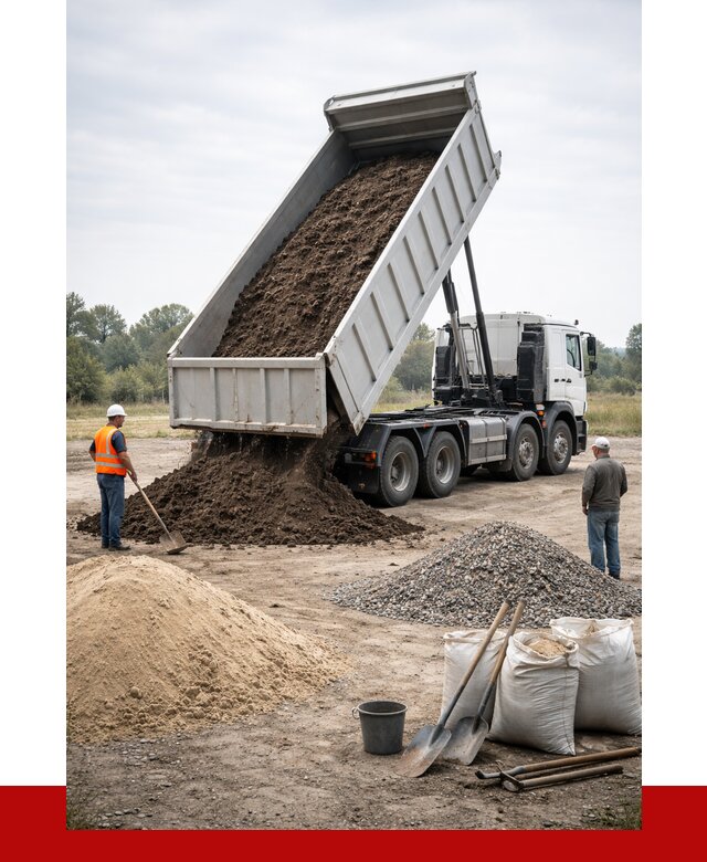 Доставка самосвалом 30 кубов в Красном Сулине от 8675 р. | ПРОНЕРУДКрл