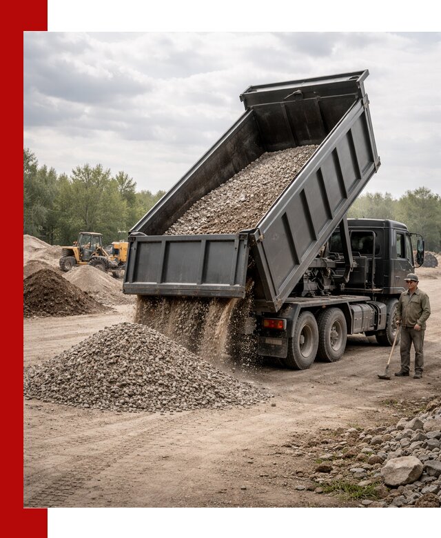 Доставка самосвалом 30 м3 по выгодным ценам в Красном Сулине