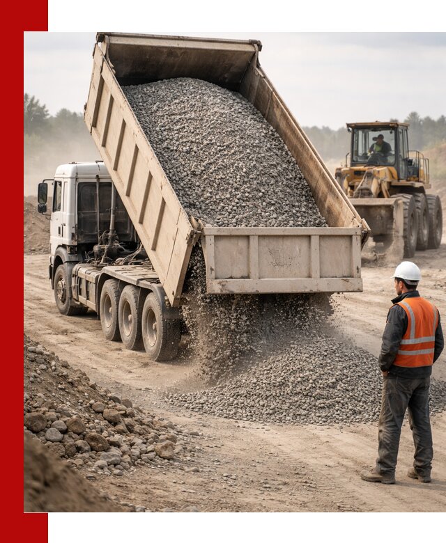 Доставка самосвалом 40 кубов цемента и сыпучих в Красном Сулине