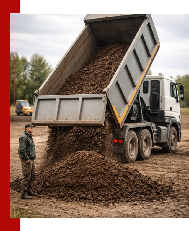 Аренда самосвала с водителем в Красном Сулине для сыпучих грузов и навоза