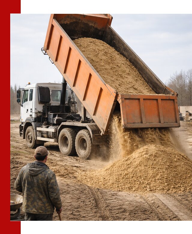 Аренда самосвала 20 тонн для перевозки грузов в Красном Сулине