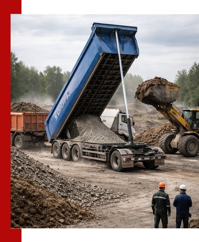 Аренда тонар 40 тонн в Красном Сулине с доставкой материалов