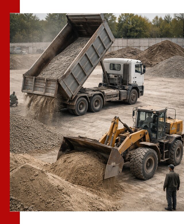 Перевозка сыпучих грузов самосвалами и бортовыми в Красном Сулине