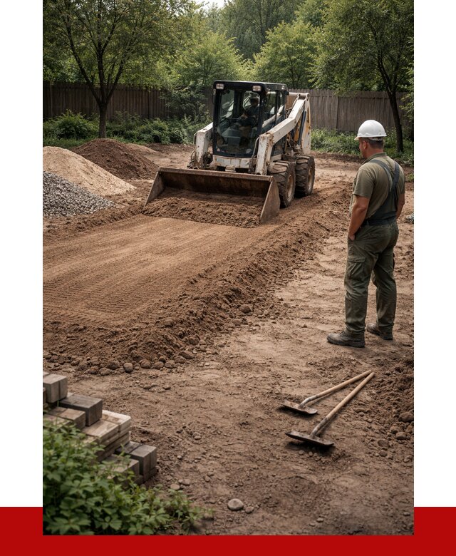 Выравнивание участка под ключ в Красном Сулине от 3572 р. | ПРОНЕРУДКрл
